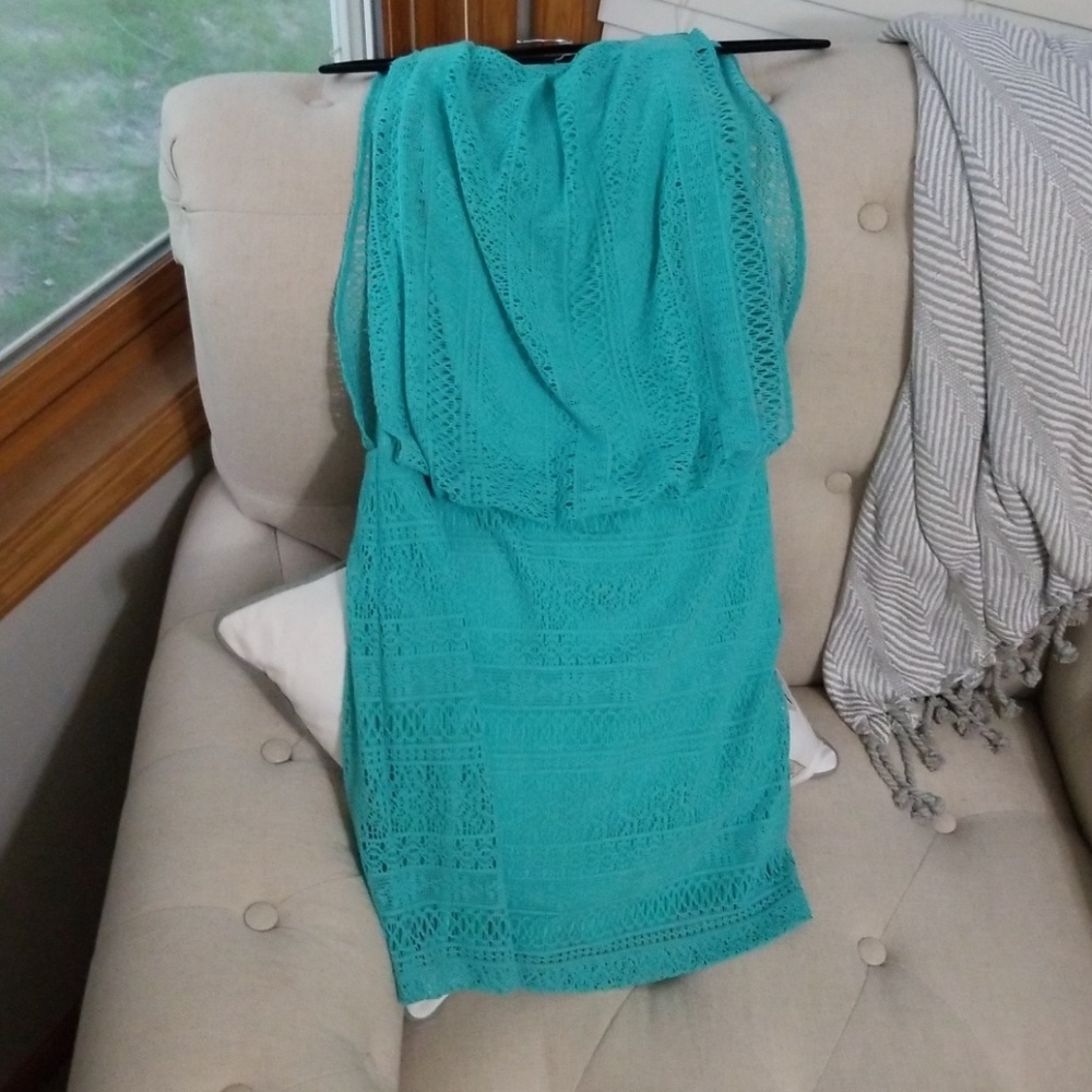 Teal dress